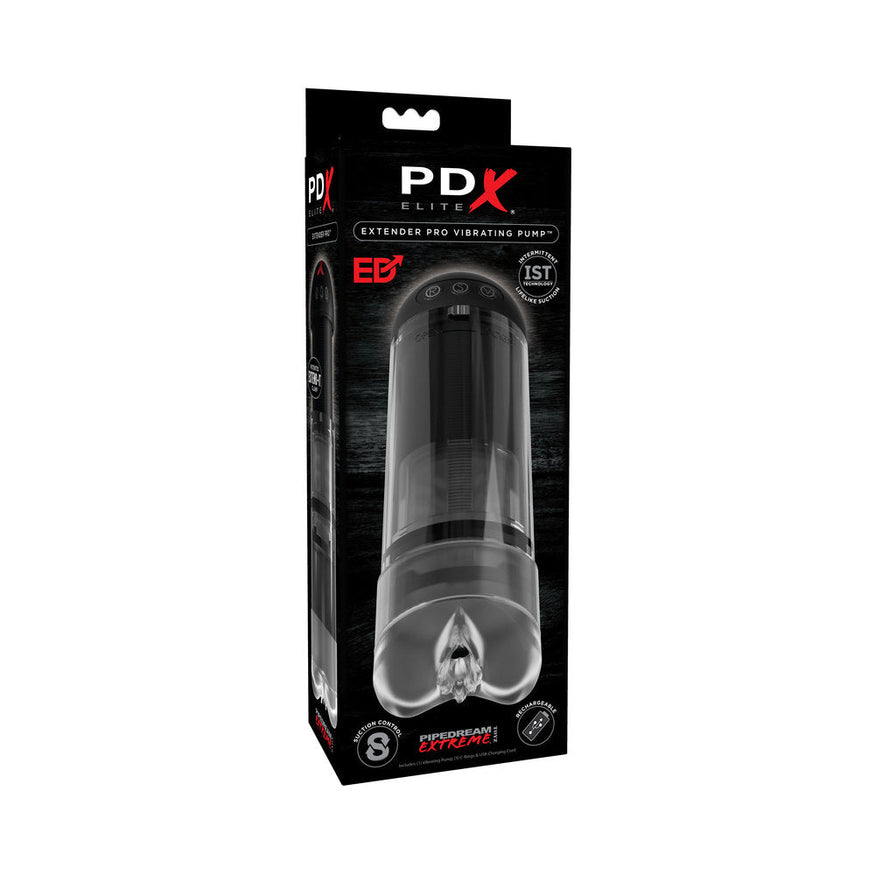 PDX Elite Extended Pro Vibrating Penis Pump for Men