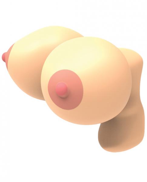 boobie shaped water gun, squirt gun with two boobs that shoot in slightly opposite directions. Hilarious adult gag gift, outdoor water play toy, bachelor party favor.