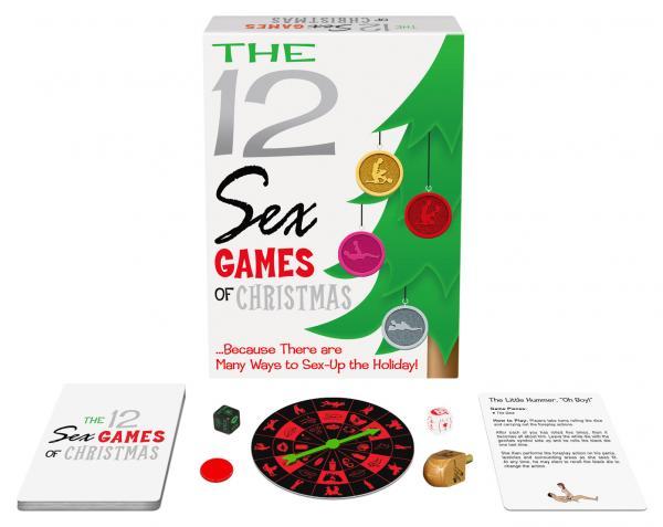 The 12 Sex Games of Christmas party game. card game for adults only.